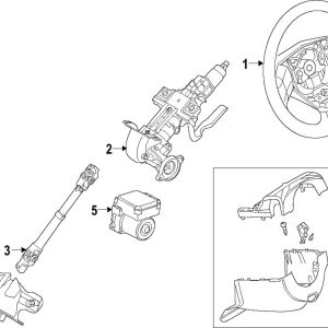 Steering Wheel - Mazda (BJS8-32-982-02)