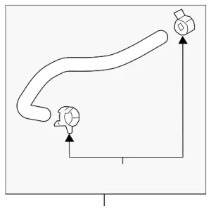 Vacuum Hose - Mazda (KC9E-43-630)