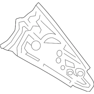 Inner Panel Assembly - Mazda (BDYS-70-11X)