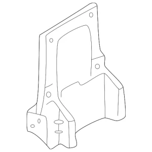 Door Trim Panel Bracket - Mazda (LC62-68-5C1B-72)