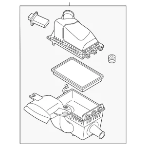 Air Cleaner Assembly - Mazda (CY01-13-300G)