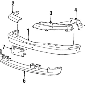 Reinforcement Stay - Mazda (ZZM0-50-082)