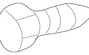 Heater Duct Screw - Mazda (GB6H-55-112)