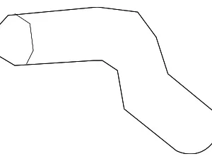 Air Hose - Mazda (PY8V-20-761)