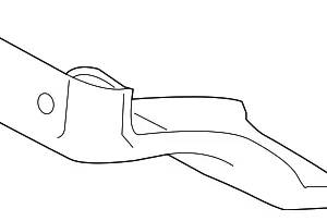 Mnfd W/Converter Lower Bracket - Mazda (PE17-40-071A)