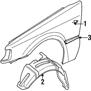 Fender - Mazda (BH47-52-110)