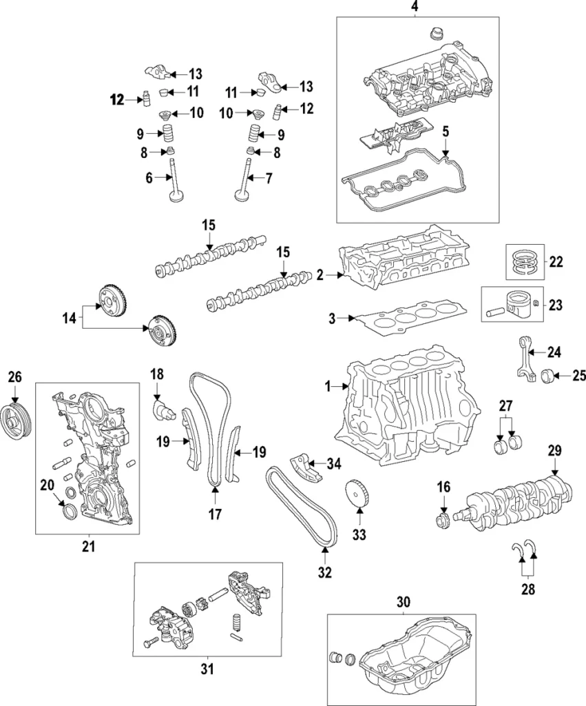 Engine Timing Chain Guide - Mazda (PEDD-12-614)