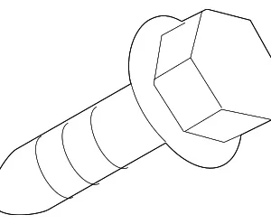 Spoiler Mount Bolt - Mazda (TK48-50-7M5)