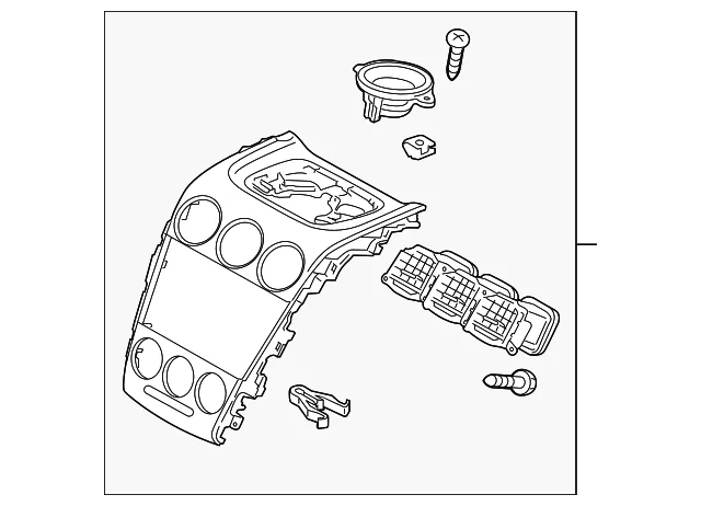 Center Panel - Mazda (EH46-55-210G)