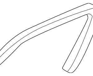 Rear Weather-Strip - Mazda (DN4E-72-7G1)