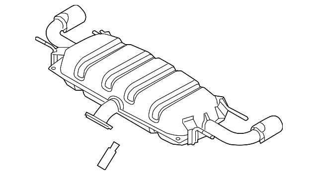 Muffler - Mazda (PYAS-40-100A)