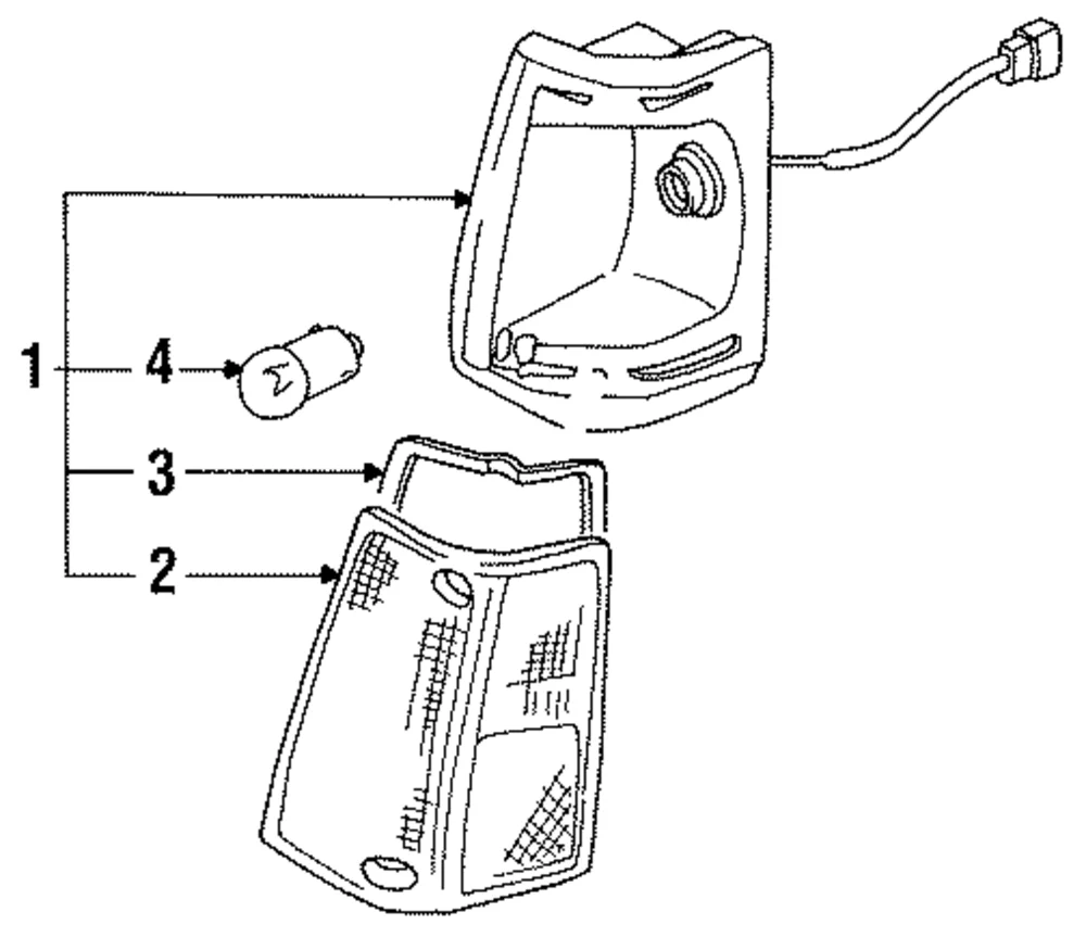 Park Lamp Assembly - Mazda (UB39-51-100A)