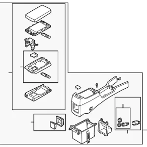 Console Assembly - Mazda (TC86-64-410H-05)