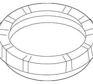 Mount Plate Union Nut - Mazda (BN8F-42-167)