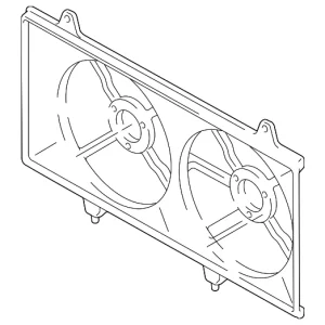 Fan Shroud - Mazda (L555-15-210A)