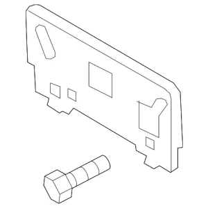 License Bracket - Mazda (BBN2-50-170E)