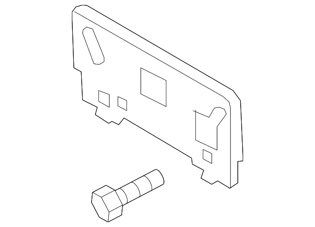 License Bracket - Mazda (BBN2-50-170E)