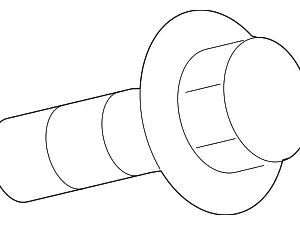 Dovetail Latch Bolt - Mazda (9KD6-00-616B)