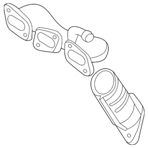 Exhaust Manifold - Mazda (GY01-13-450B)
