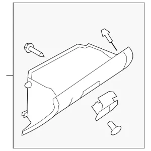 Glove Box Assembly - Mazda (GS3L-64-030F-02)