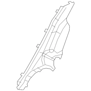 Lock Pillar Trim - Mazda (BHN9-68-760A-02)