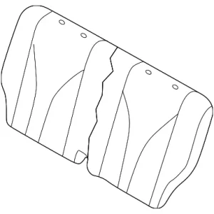 Seat Back Assembly - Mazda (LC72-88-330B-05)