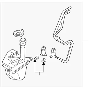 Washer Reservoir - Mazda (ZZC1-76-671A)