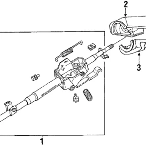 Lower Column Cover - Mazda (FC66-60-230B)