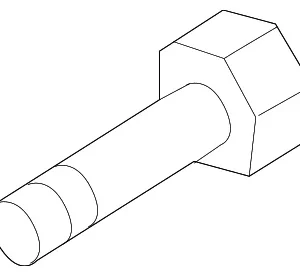 Knuckle Bolt - Mazda (9YA0-21-20E)