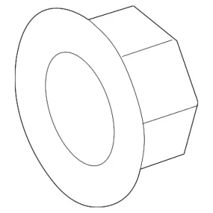 Lower Dash Panel Nut - Mazda (9989-10-800)