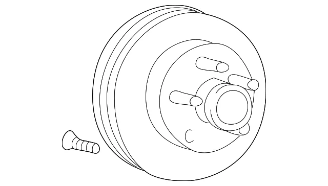 Hub Assembly - Mazda (1F01-33-251A)