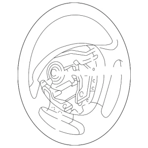 Steering Wheel - Mazda (TC86-32-980-07)