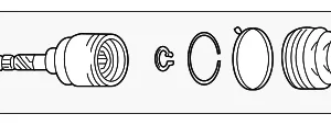 Inner Joint - Mazda (GD56-22-520A)