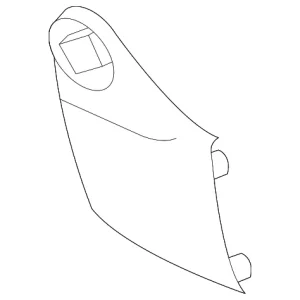 Seat Belt Cover - Mazda (DGH9-57-046-02)
