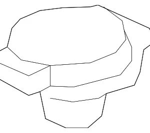 Upper Insulator Nut - Mazda (BCJH-68-615)