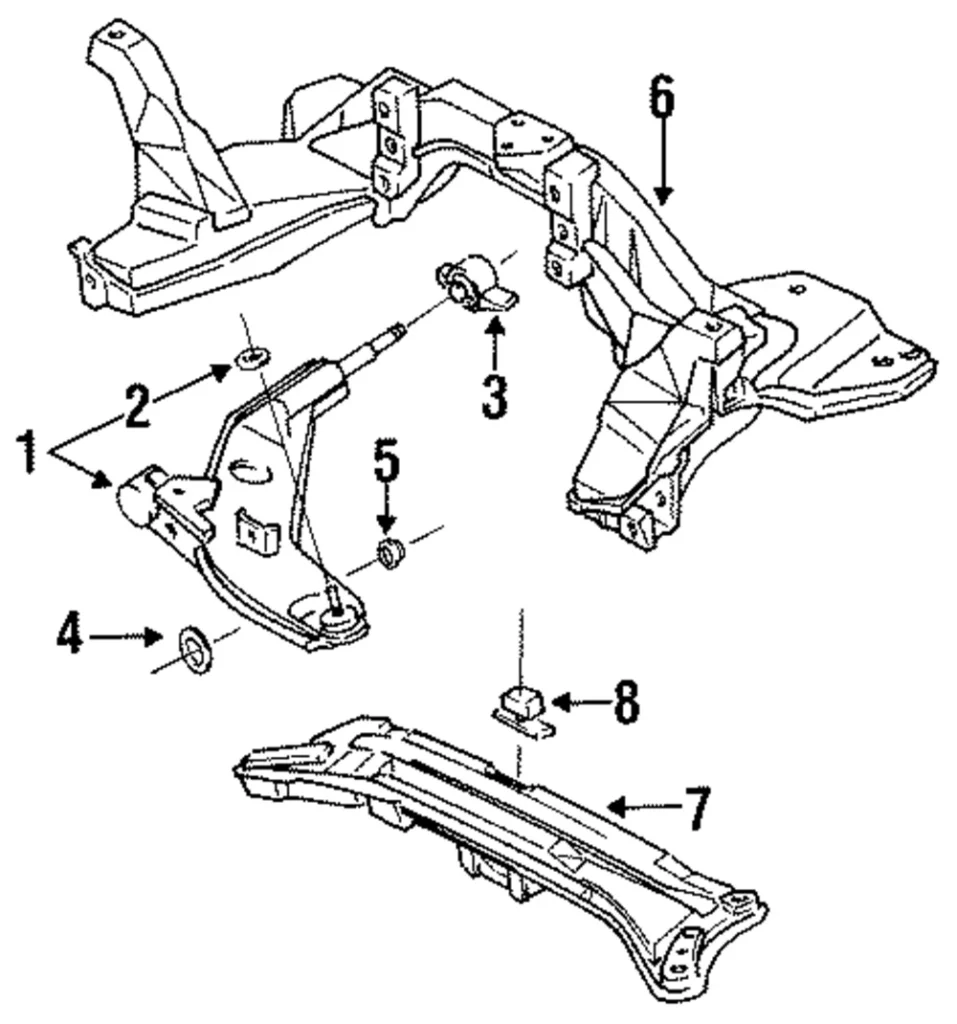 Rear Reinforced - Mazda (GE6T-34-H90C)