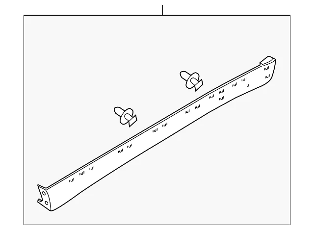 Rocker Molding - Mazda (ZZCA-51-P40)