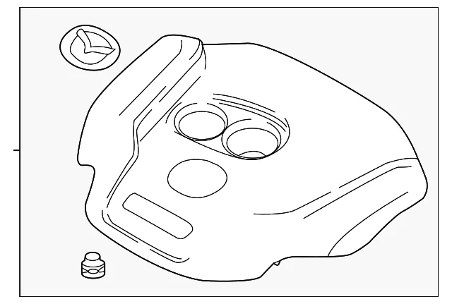 Engine Cover - Mazda (PXM3-10-2F0A)
