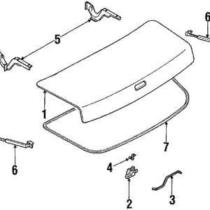 Latch - Mazda (FB67-56-820A)