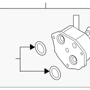 Oil Cooler - Mazda (PY8W-14-700)