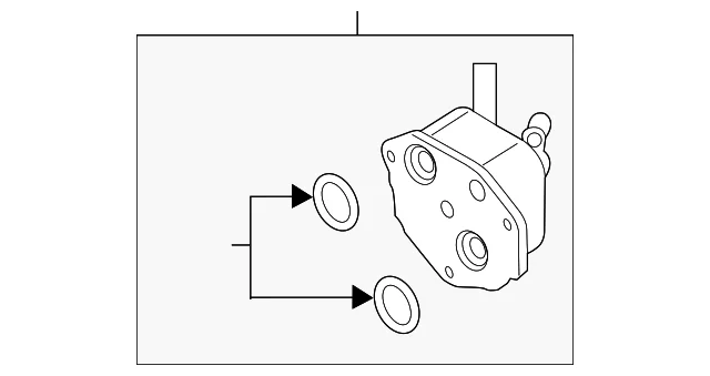 Oil Cooler - Mazda (PY8W-14-700)