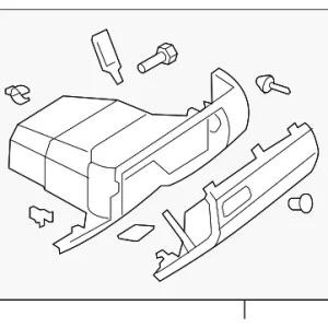 Glove Box Assembly - Mazda (BN8R-64-030G-02)