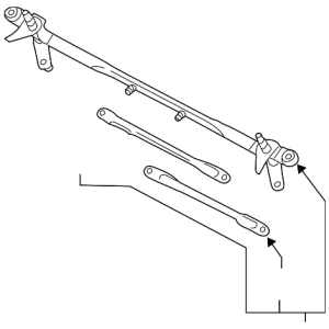 Wiper Transmission - Mazda (GP7A-67-360)