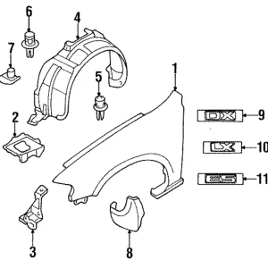 Fender - Mazda (BG1N-52-110B)