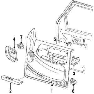 Window Switch - Mazda (ZZM0-66-370)
