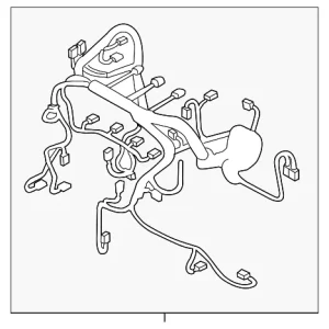 Engine Harness - Mazda (BDTS-67-020B)