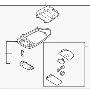 Console Assembly - Mazda (LC63-69-970D-80)