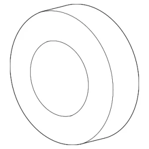 Crankshaft Pulley Washer - Mazda (9XB0-61-6502)