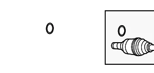 Axle Assembly - Mazda (GDB6-25-60X)