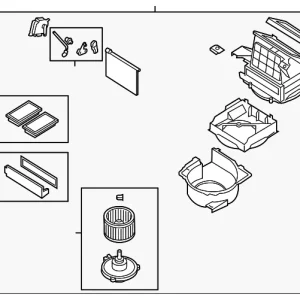 Blower Assembly - Mazda (FE15-61-140)